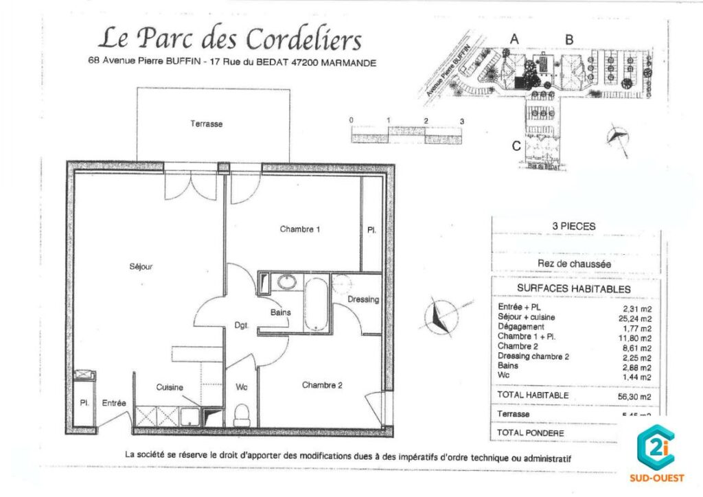 Appartement à vendre Marmande