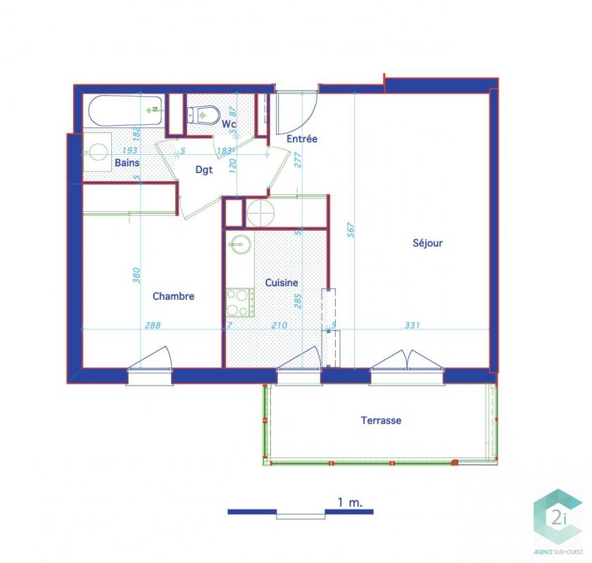 Appartement T2 – Escassefort