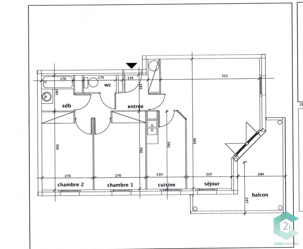 Appartement T3 – Carcassonne – Vendu loué